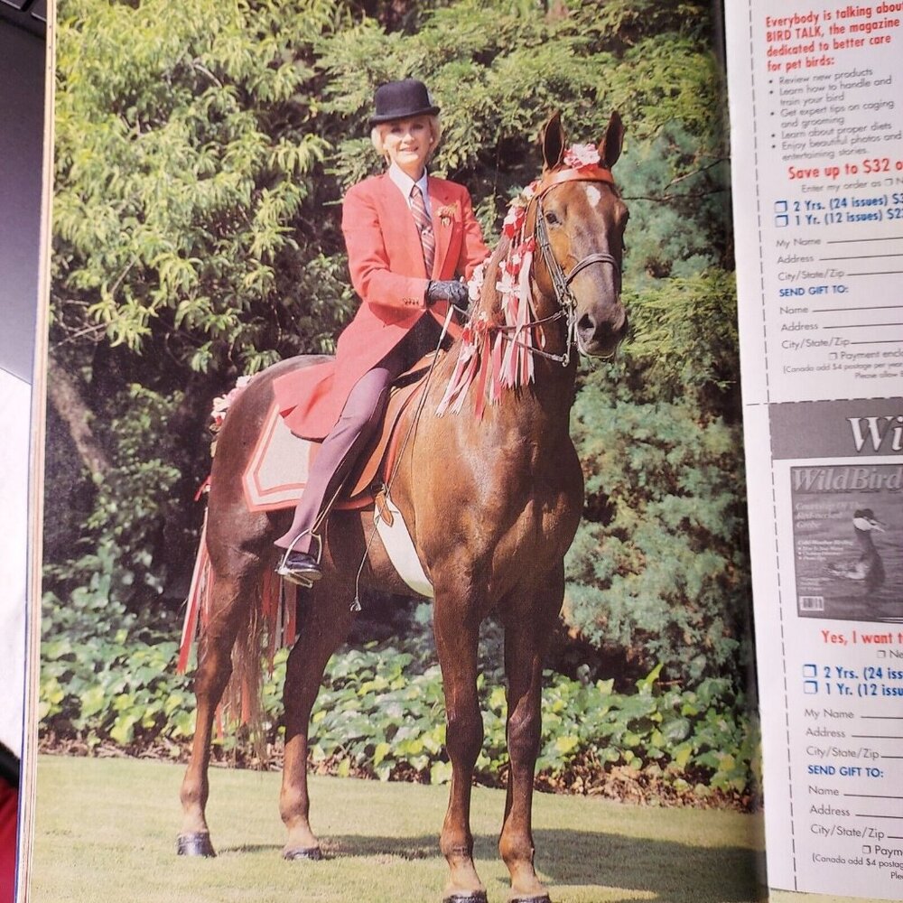 Horse Illustrated Mag. June 1990 William Shatner Saddlebred issue. Captain Kirk - Picture 5 of 7